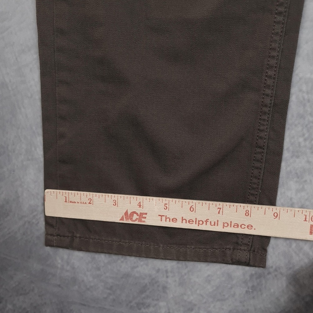 Levis 505 Jeans Mens 36 Dark Brown Denim Straight Leg Regular Fit Casual - Picture 11 of 16